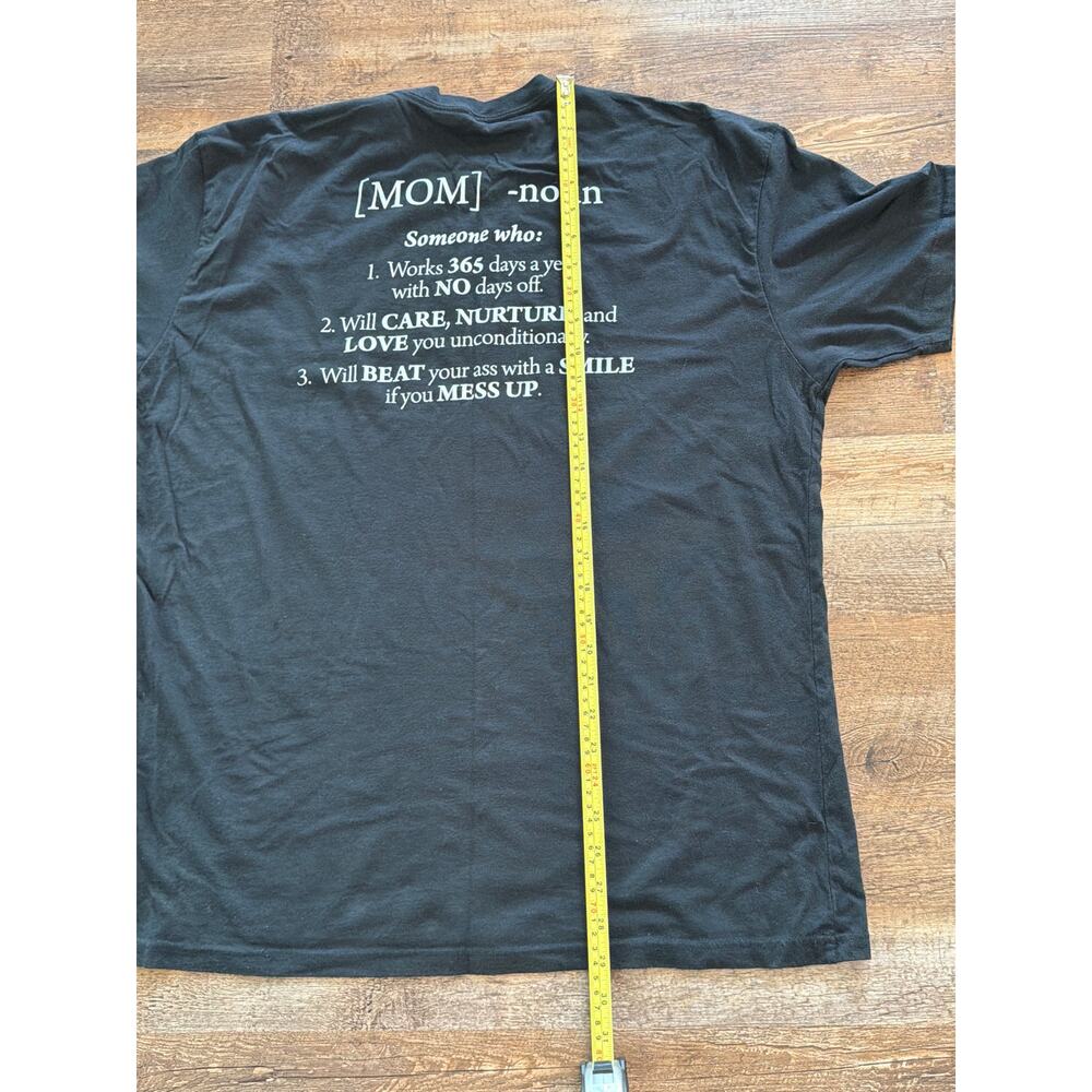Grunt Style  Mom Defined Boyfriend Fit  Black tee.  XL - Picture 9 of 9